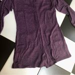 ONIA NWT Wide Rib Knit Oversized Romper Loungewear Athleisure Fig Plum Purple M Photo 10