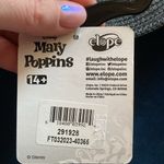 Disney NWT Adult Mary Poppins Black Straw Hat Boater Hat with Cherries Flowers Photo 14