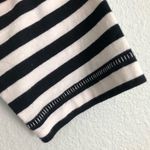 Obey Black/White Striped Dress. Size Small. Photo 7