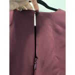 Milly Bell Sleeve Dress Wine Burgundy‎ Mini Sz 6 Red Photo 4