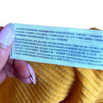 Abercrombie & Fitch Dress Yellow Rib Knit Size Medium Round Neck Photo 8