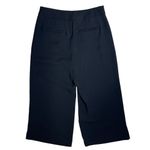 Banana Republic  Cropped Wide Leg Trousers Black Business Wear Size 8 Photo 1