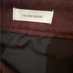 Loft  Deep Rustic Red Jean Shorts Photo 2