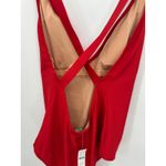 J.Crew  High Support Cross Back One Piece Swimming Suit Women 14 NWT Red Photo 6