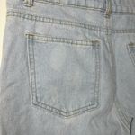 Brooklyn Karma  Fishnet Boyfriend Jeans in Light Steel Blue Size Small Mixology Photo 9