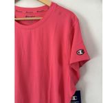 Champion NWT Coral Pink Moisture Wicking Ruched Pullover Womens T-Shirt Size 2XL Photo 2