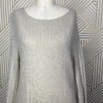 Sundance Catalog Wool Mohair Knit Beige Ribbed Sweater Size US Large Photo 3