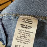 La‎ Armario Denim Corset Strapless Top Size Medium Blue Photo 5