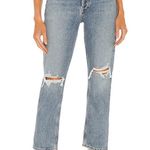 AGOLDE  Riley High Rise Straight Crop in Escalate Size: 29 Photo 0