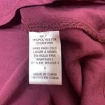 Andrée Andree by Unit embroidered floral tunic top shark bite hem blouse sz S Photo 3