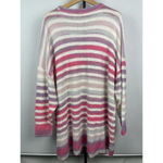 Torrid  Pastel Pink Purple Striped Soft Knit Button Up Cardigan Sweater Size 4X‎ Photo 9