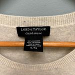 Lord & Taylor Cashmere Pullover Vest Beige Tan Size XL Photo 4