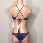 PilyQ  Cayman Embroidered Gypsy halter bikini. D-cup/M-bottom NWT Photo 4