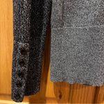 Lane Bryant  V-Neck Silver Gray & Black Colorblock‎ Metallic Sweater Size 14/16 Photo 9