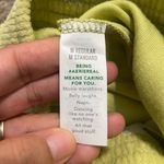 Aerie Women’s Groove-on Ribbed Velour Flare Pants Yellow-Green Size M Medium Photo 5