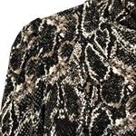 Peyton Jensen Cici Snakeskin Print Turtleneck Size Medium Photo 4