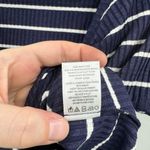 ALC Frank A.L.C Striped Preppy Cropped Twist Front Women Small Short Sleeve Ribbed Top Photo 7