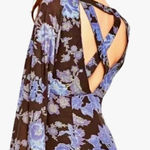 Free People Melrose Bell Sleeve Floral Maxi Dress Night Combo 2 Photo 0