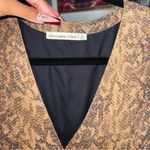 Abercrombie & Fitch Snake Print Flutter Sleeve Mini Dress Photo 8