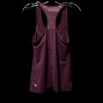 Zella  Maroon Mesh Racerback Tank Photo 2