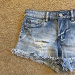 Indigo Rein  Blue Denim Distressed Jean Shorts, Size 3 Photo 2