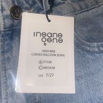 ✨ HIGH RISE CURVED BALLOON JEANS✨ Blue Size 27 Photo 6