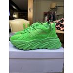 Madden Girl Steve Womens Wave Lace-up Platform Neon Green Size 6.5 80's Photo 2