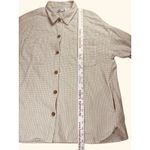 Hollister  Women’s Oversized Shirt Jacket Brown Cream Check XL Shacket Flannel Photo 3