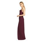 Sachin + Babi Size 16W NEW Stretch Crepe Paulina Formal Maxi Gown Deep Wine Red Photo 2