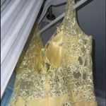 Prom Dress Yellow Size 0 Photo 3