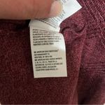 American Eagle Women’s Juniors  Knit 3/4 Sleeve Sweater Dress Size Small Burgundy Photo 7