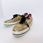 Kate Spade  x Keds Size 6 Platform Gold Glitter Sneakers 0‎ Photo 5