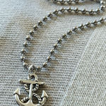 Hot Topic Nautical Anchor Chain Necklace  Photo 0