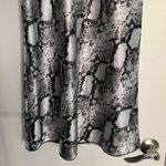 Victoria's Secret Women’s XS VICTORIA’S SECRET x KNIT RIOT Black Snake Print Satin Midi Skirt Photo 2