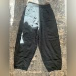 ZARA  Black Barrel leg linen pants Photo 2