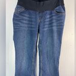 Motherhood M Flare Jeans Dark Blue Denim Photo 1