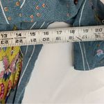 Jaase women's small blue jumpsuit wide leg romper one-piece boho crop fit vaca c Photo 9