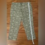 Ralph Lauren - Beige Floral Cotton Jeans Size 12 Photo 2