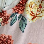 Envy Blush Pink Carnation Crinkle Sheath Dress Sz M Photo 9