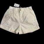 FREE ASSEMBLY Women’s Cuffed Pleated Shorts Size 8 New With Tags White Photo 2