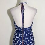 Saint Tropez West Pink and Navy Maxi Dress Size Medium Resortwear Dress Photo 6