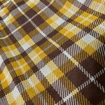 Jolie & Joy by FCT Yellow/Brown Retro Y2K Plaid Mini Skirt with Belt NWT Yellow Size L Photo 3