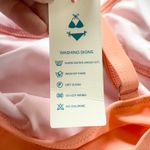 Beachsissi Tankini Swimsuit Floral High Waist Tummy Control Peach Pink M Summer Photo 11