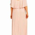 Show Me Your Mumu  Caitlin Ruffle Maxi Bridesmaid Dress Blush Pink Crisp Medium Photo 1