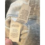 Aerie  Gray Groove On Velour Ribbed Full Zip Cropped Sweatshirt Jacket Medium‎ Photo 3