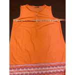 Cabana Life‎ X Talbots Sleeveless Dress Pockets Size Large Resort Beach Casual Orange Photo 3