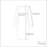 a.n.a Women's XXL Gray T-Shirt Dress 3/4 Sleeve Ruched Drawstring Casual NWT Photo 5