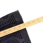 Ralph Lauren  Black Eyelet Top Womens‎ XS Flare Bell Sleeves Drawstring BOHO Photo 10