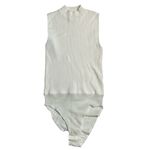 Bardot  white ribbed sleeveless mock neck body suit size 4 / xs Photo 1