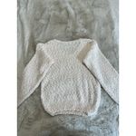 Alyssa Brooke cozy textured knit sweater‎ with V Photo 4